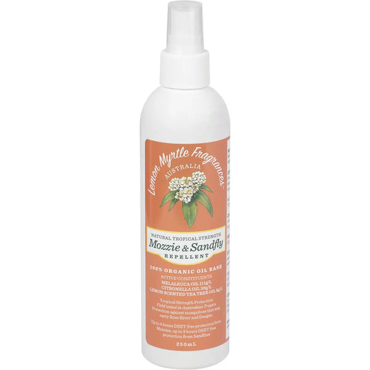 Lemon Myrtle Fragrances Mozzie & Sandfly Repellent 250ml LEMON MYRTLE