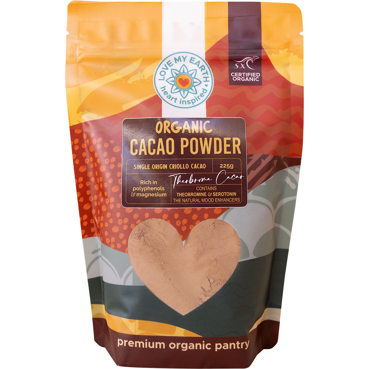 Love My Earth Organic Cacao Powder 225g