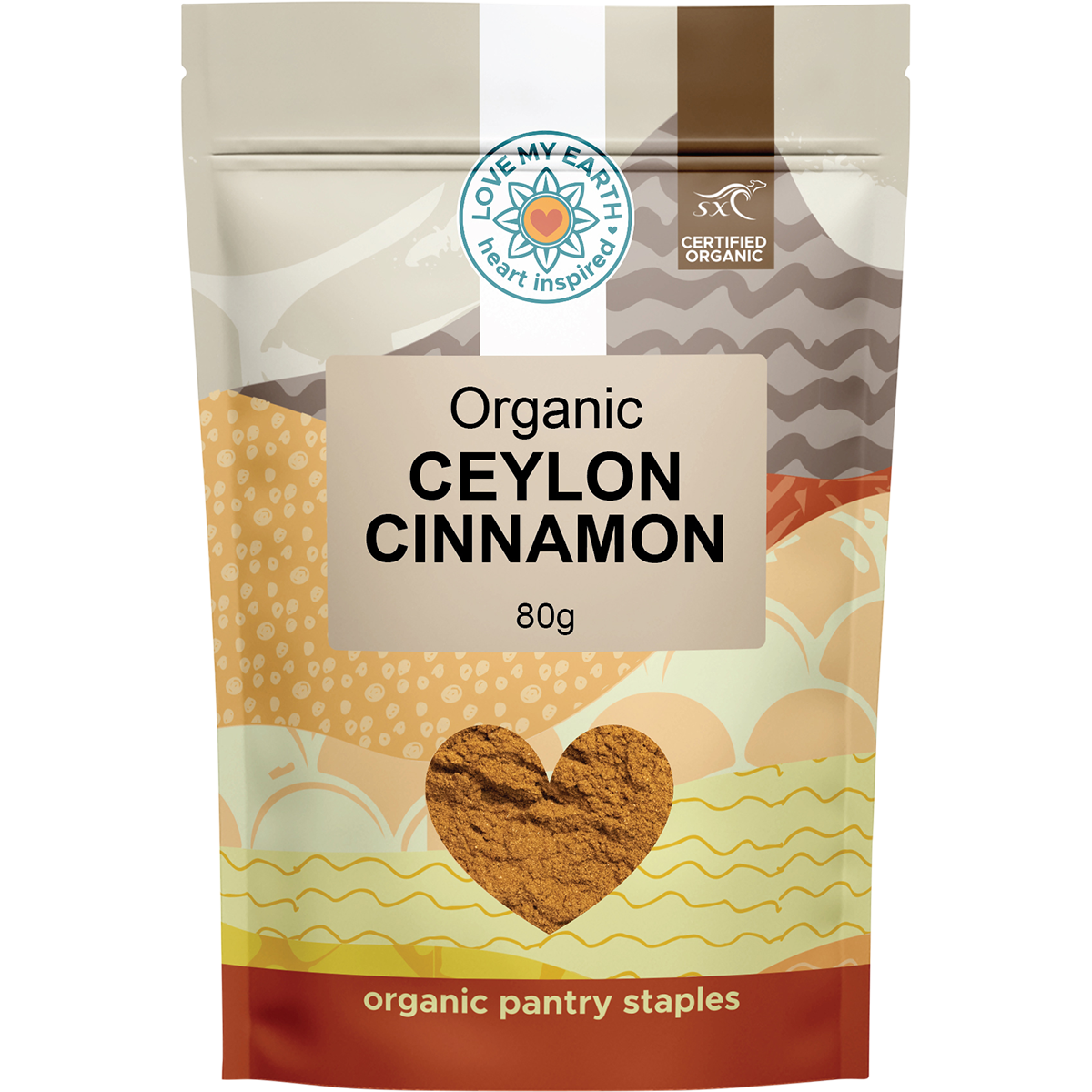 Love My Earth Organic Ceylon Cinnamon 80g