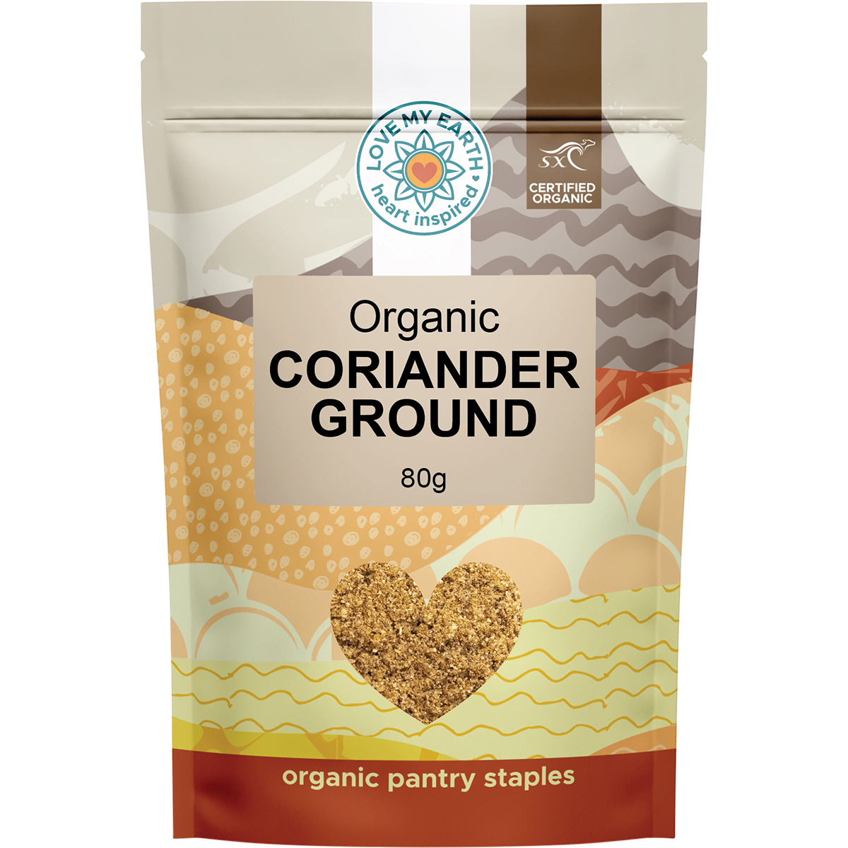Love My Earth Organic Ground Coriander 80g