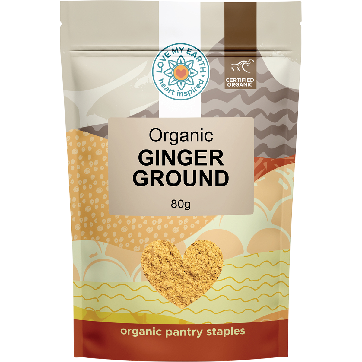 Love My Earth Organic Ground Ginger 80g
