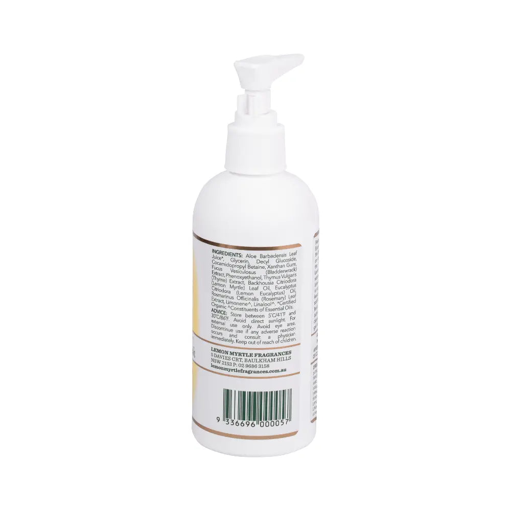 LEMON MYRTLE FRAGRANCES Hand & Body Wash 250ml LEMON MYRTLE