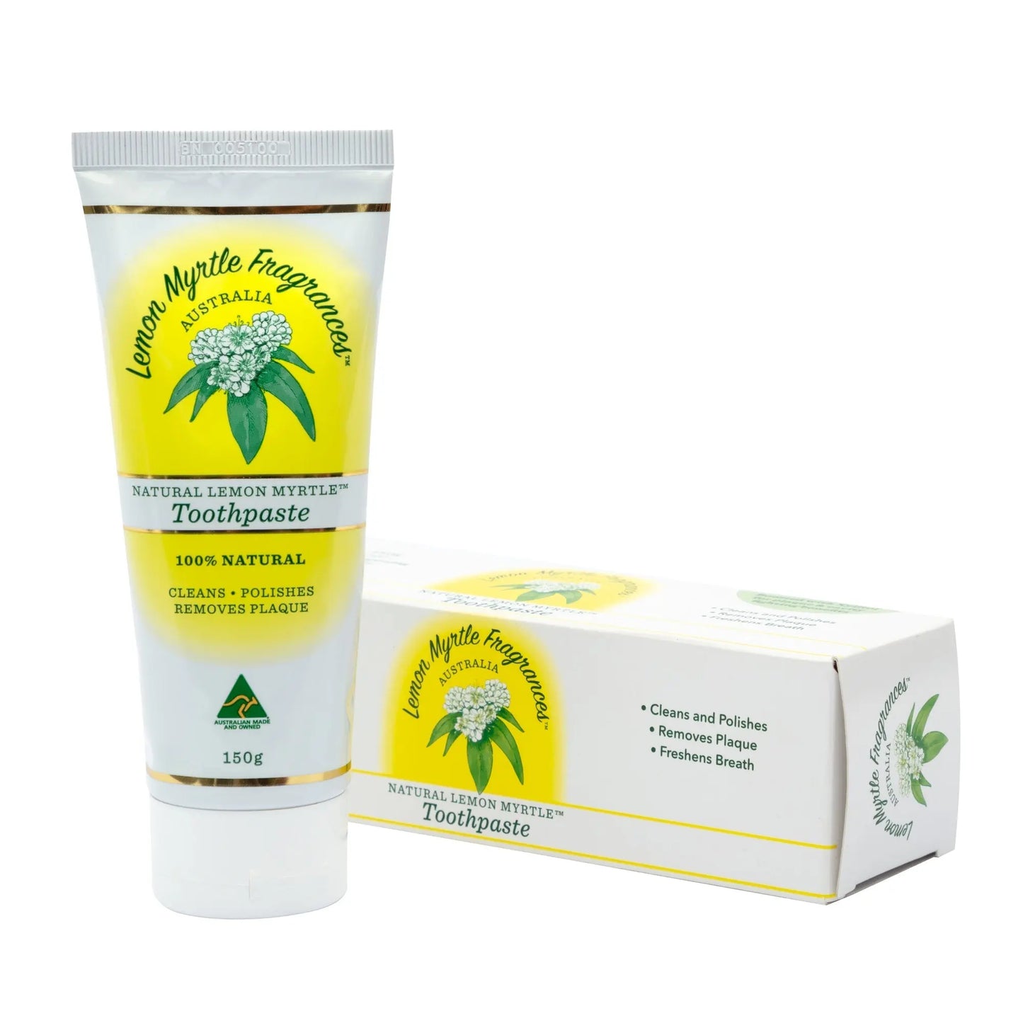 LEMON MYRTLE FRAGRANCES Toothpaste Fluoride Free - 150g LEMON MYRTLE