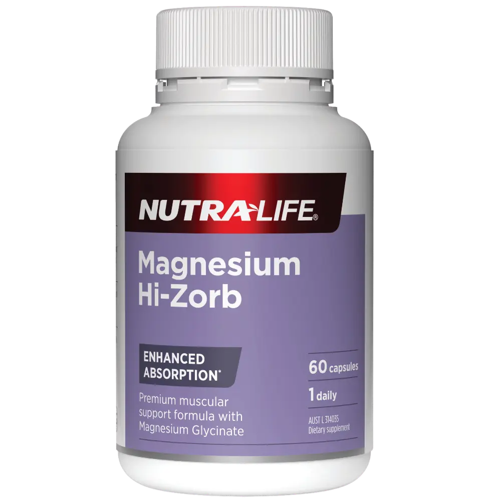 Nutra Life Magnesium Hi Zorb 60 Capsules NUTRA-LIFE