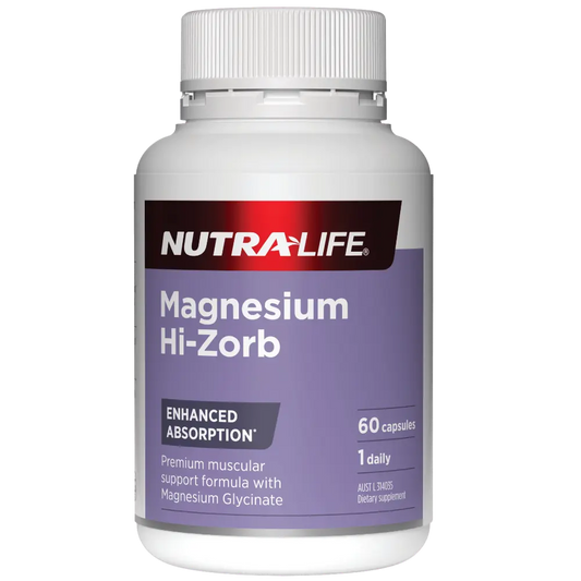 Nutra Life Magnesium Hi Zorb 60 Capsules NUTRA-LIFE