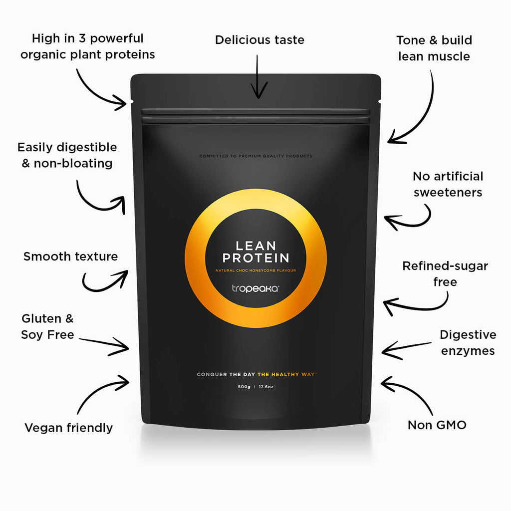 Tropeaka Lean Protein Choc Honeycomb 500g - Cutprice Online