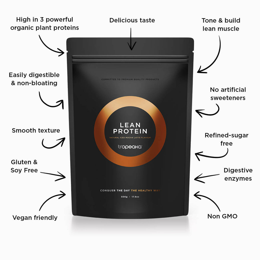 Tropeaka Lean Protein Iced Mocha Latte 750g - Cutprice Online