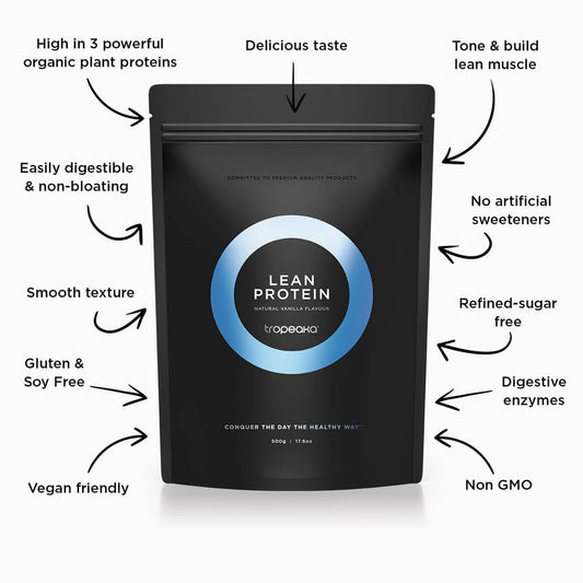 Tropeaka Lean Protein Vanilla 750g - Cutprice Online