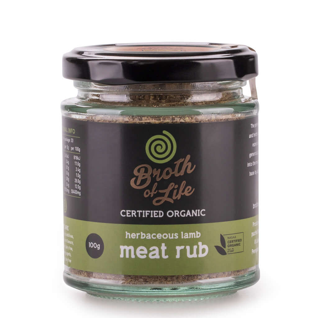Broth Of Life Organic Meat Rub Herbaceous Lamb 100G - Cutprice Online