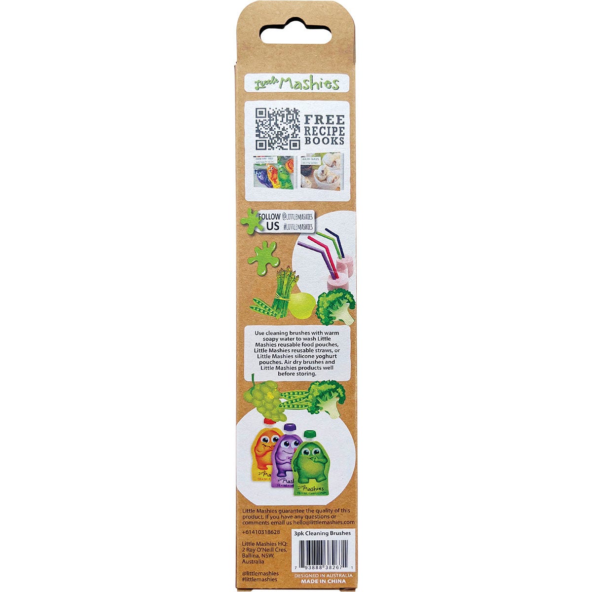 Little Mashies Straw Cleaning Brushes 3pk - Cutprice Online