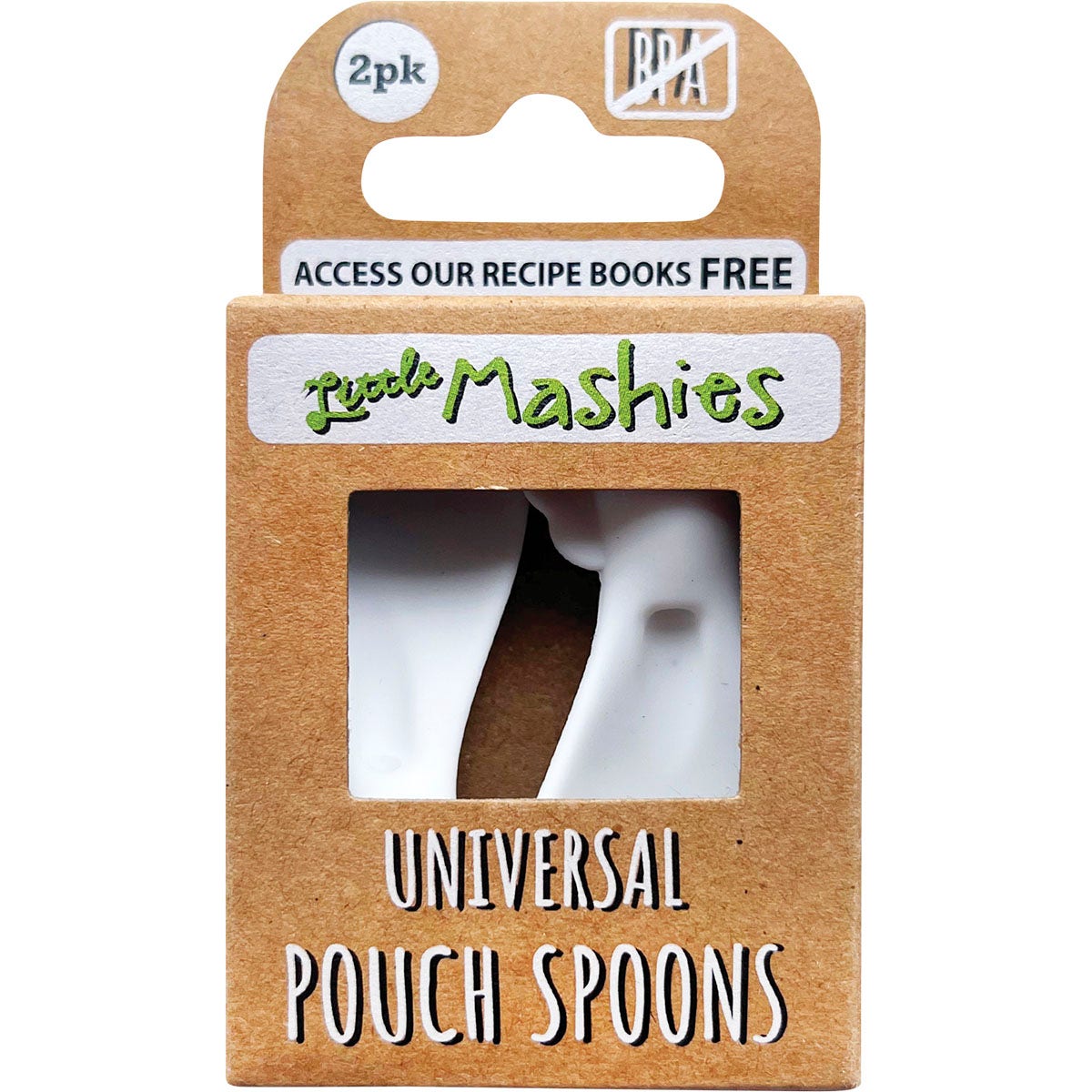 Little Mashies Universal Pouch Spoons 2pk - Cutprice Online