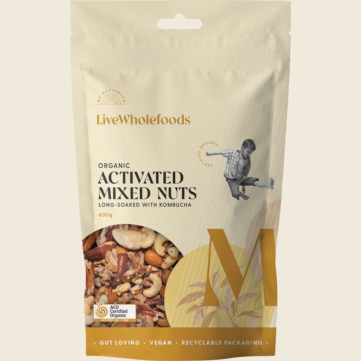 Live Wholefoods Organic Activated Mixed Nuts 600g