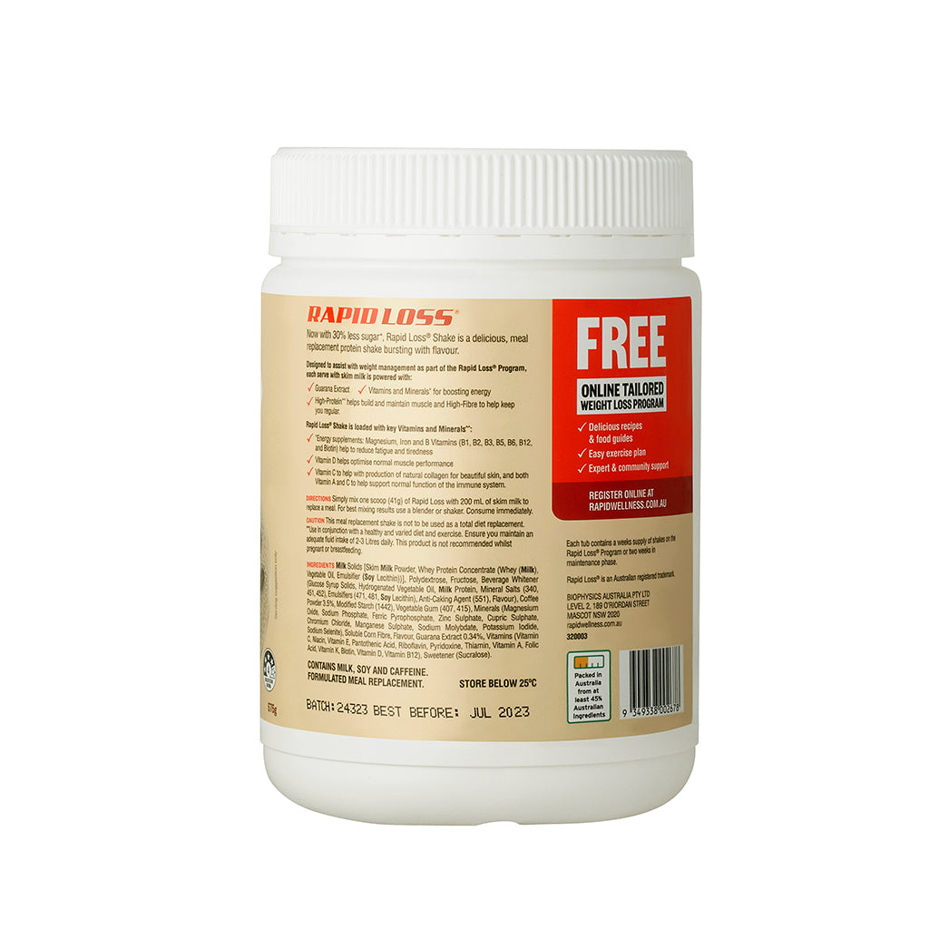Rapid Loss Latte Meal Replacement Shake 575g - Cutprice Online