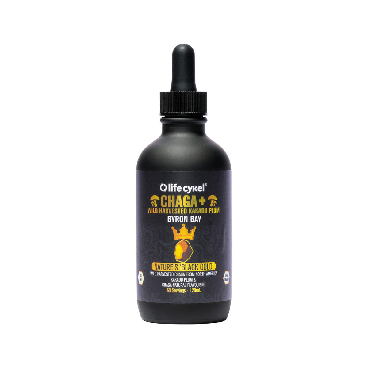 Life Cykel Chaga + Wild Harvested Kakadu Plum (Nature's Black Gold) 120ml - Cutprice Online