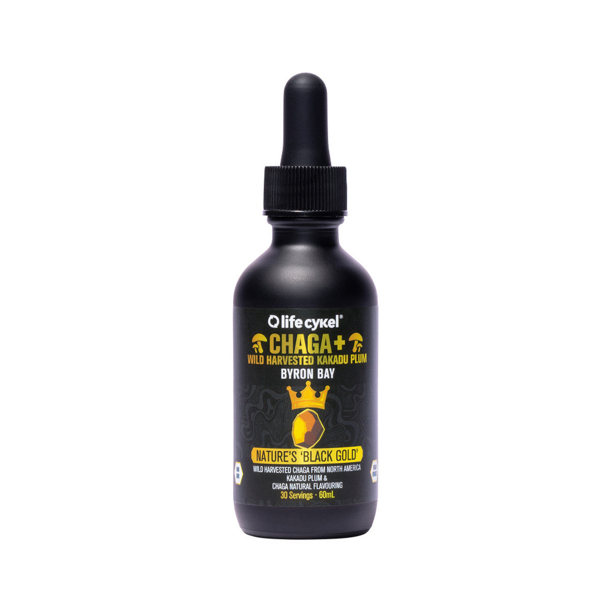 Life Cykel Chaga + Wild Harvested Kakadu Plum (Nature's Black Gold) 60ml - Cutprice Online