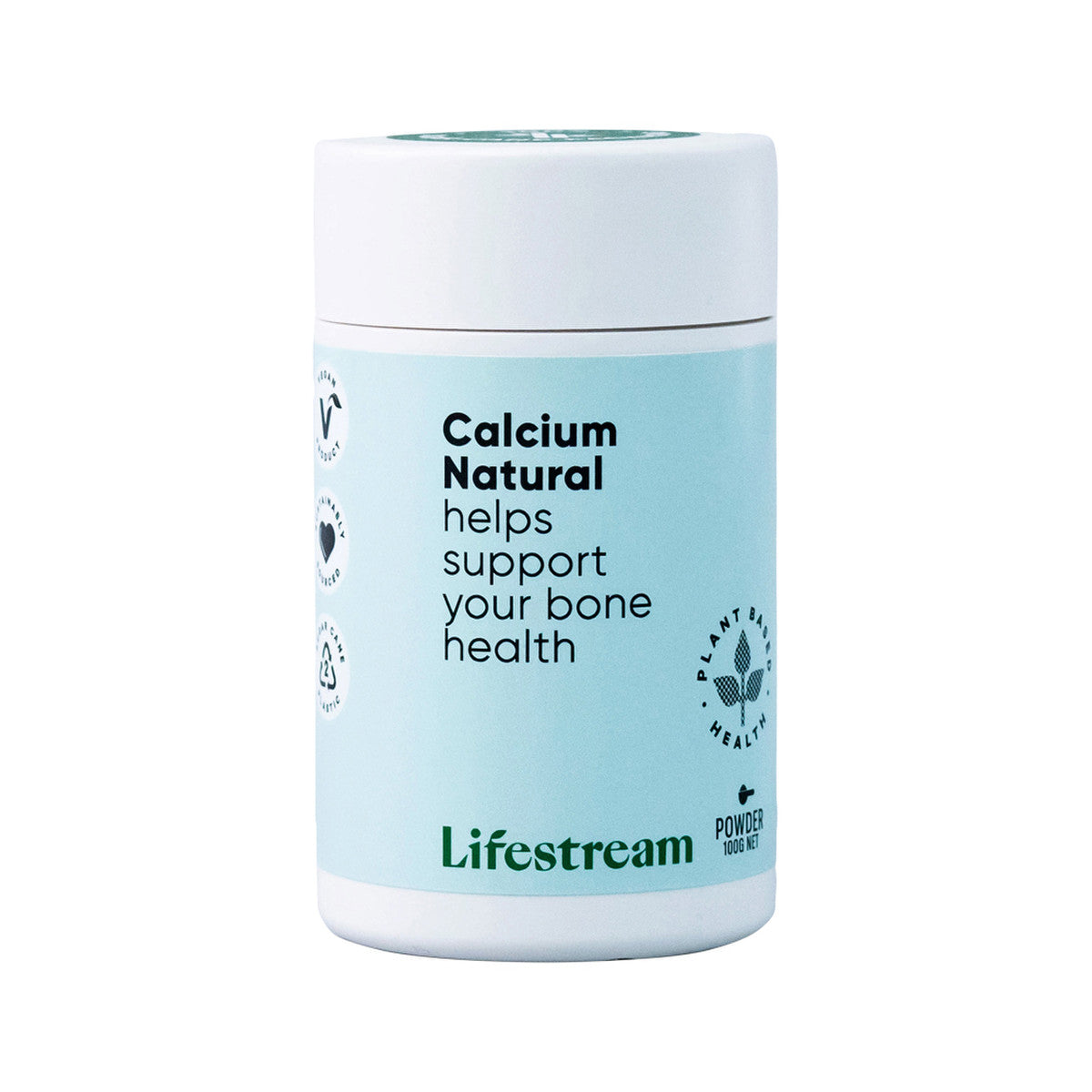 Lifestream Calcium Natural Powder 100g - Cutprice Online
