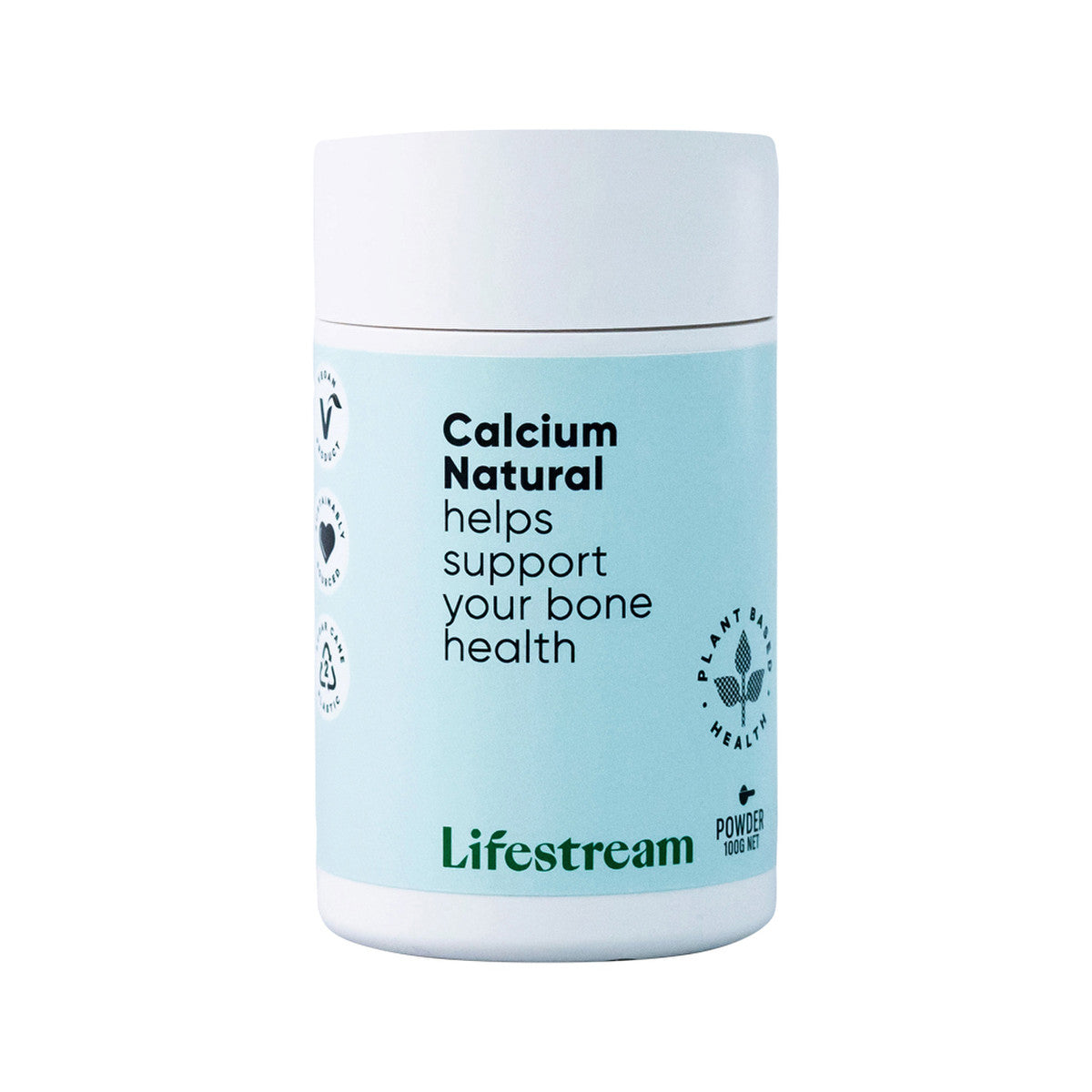 Lifestream Calcium Natural Powder 100g - Cutprice Online
