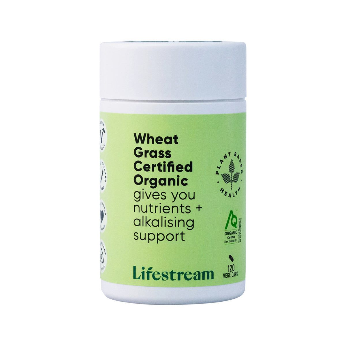Lifestream Wheat Grass Certified Organic 120vc - Cutprice Online