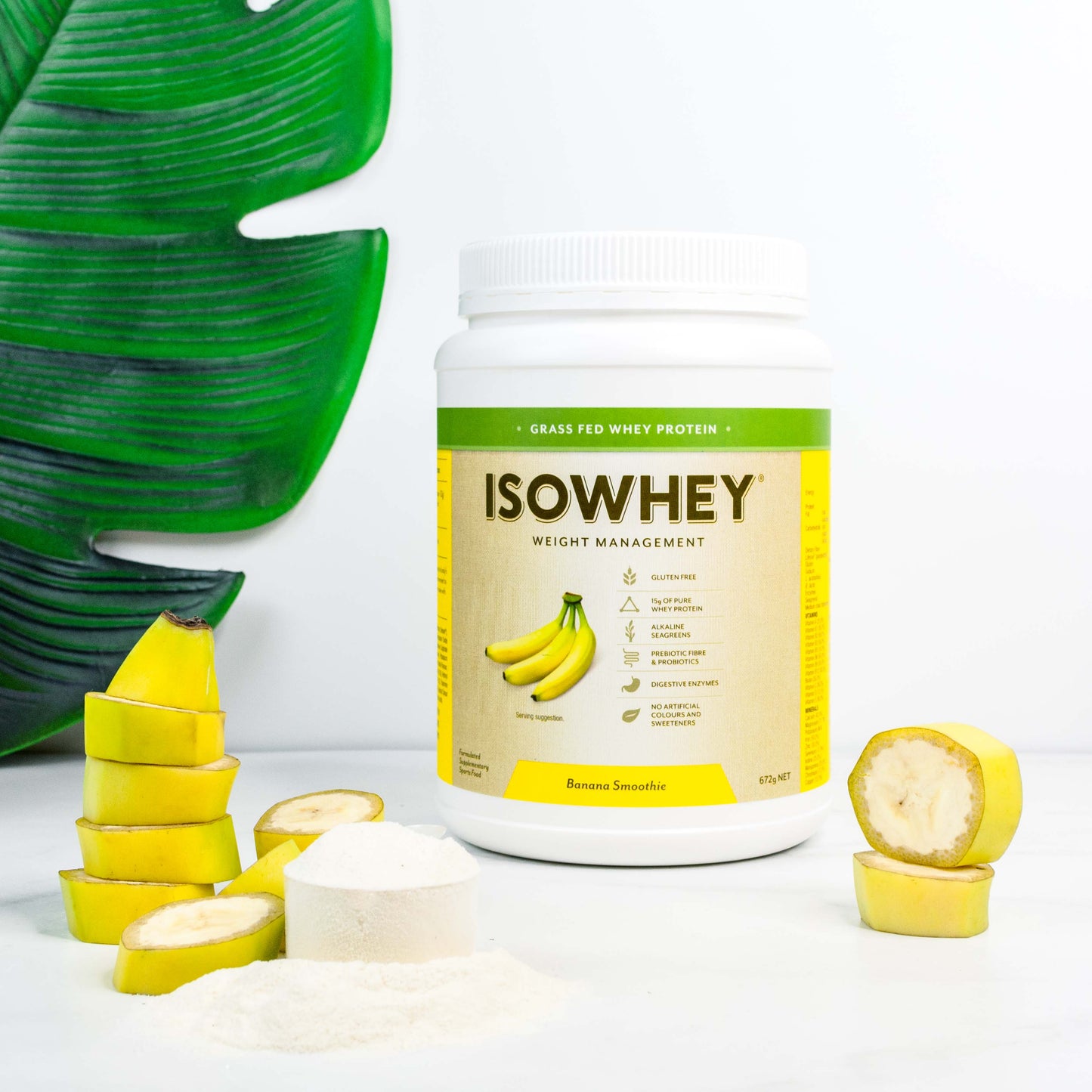 IsoWhey Complete Banana Smoothie 672g - Cutprice Online