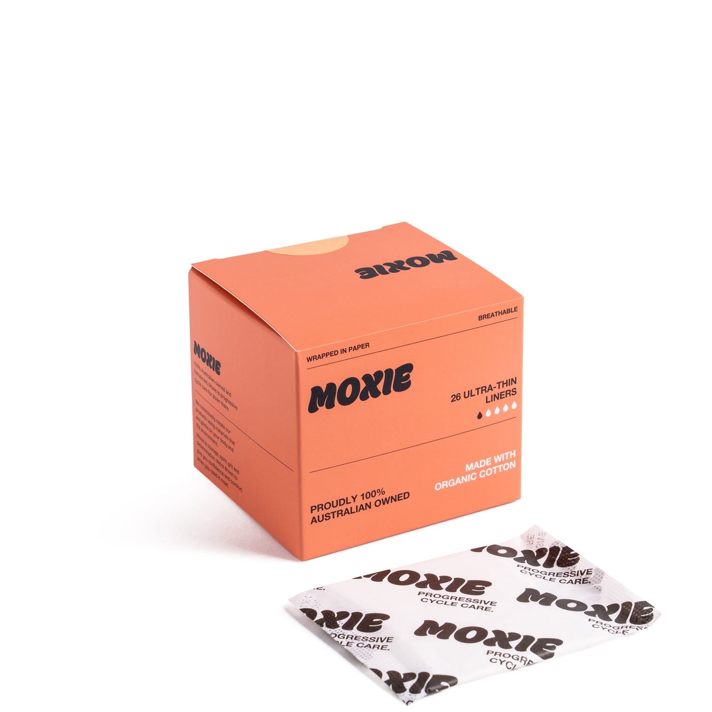 Moxie Org Cotton Liners 26pk(Pack of 6)