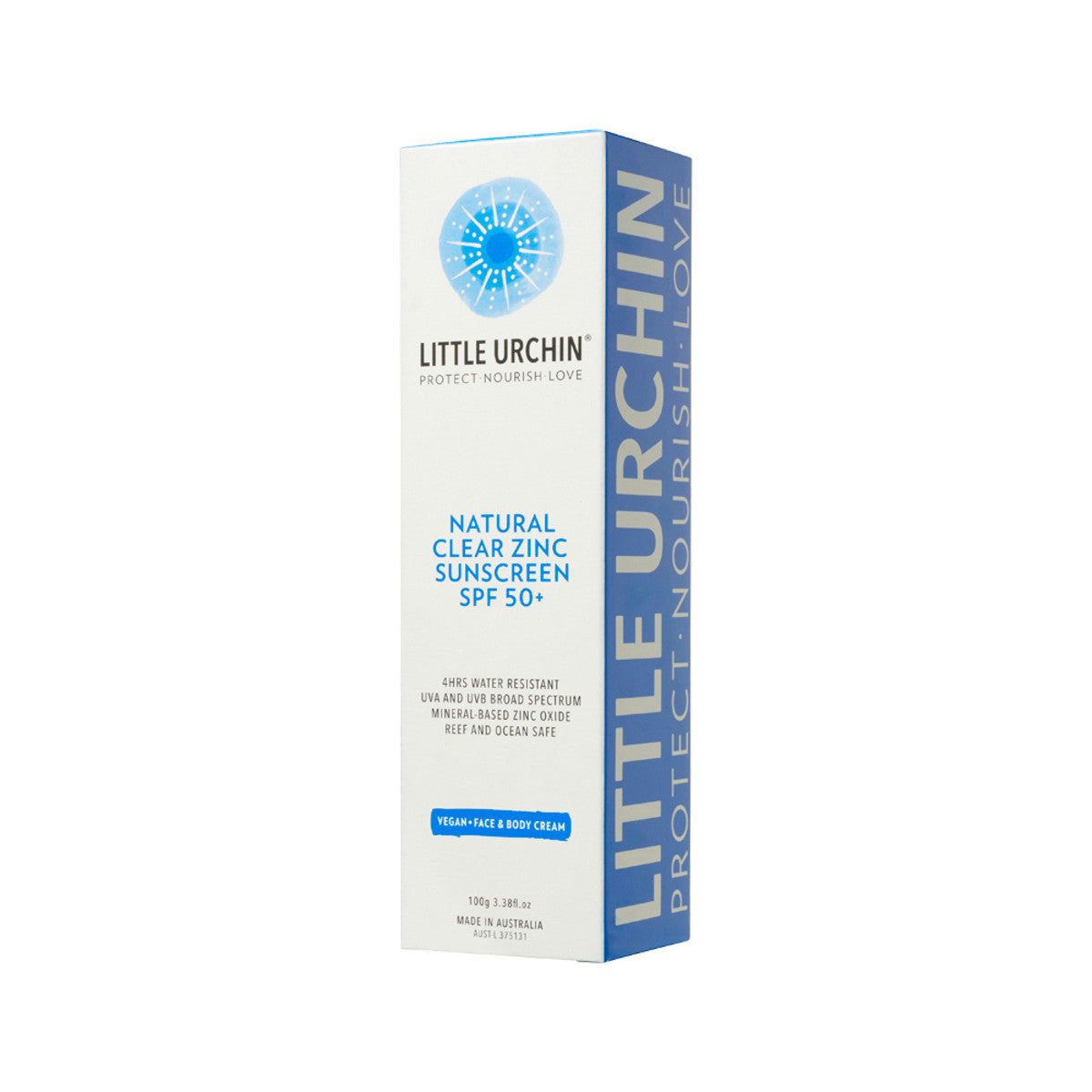 Little Urchin Natural Sunscreen Clear Zinc SPF 50+ 100g - Cutprice Online
