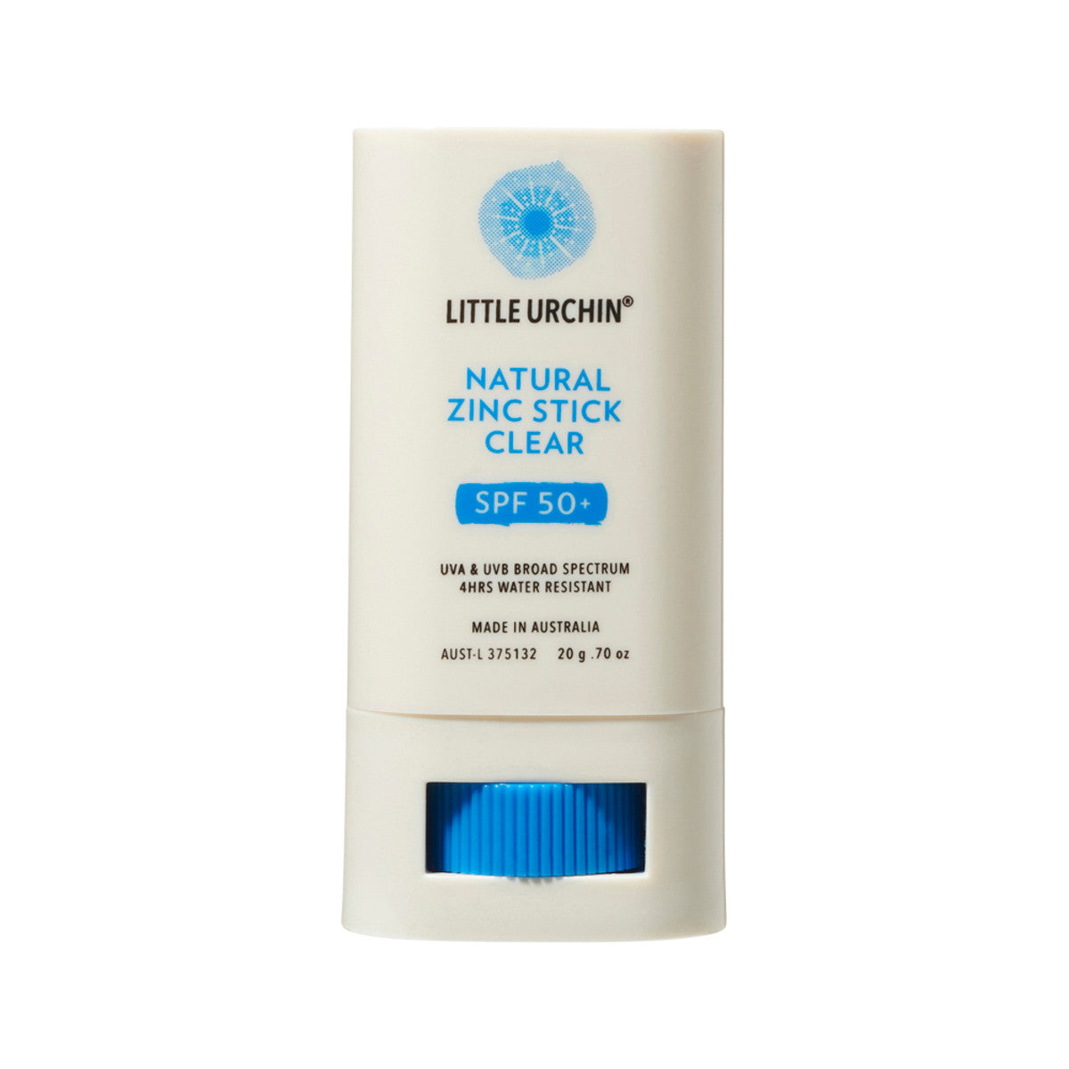 Little Urchin Natural Sunscreen Zinc Stick Clear SPF 50+ 20g - Cutprice Online
