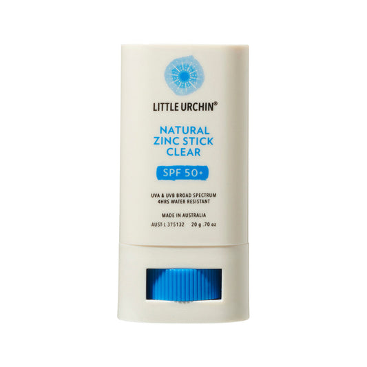 Little Urchin Natural Sunscreen Zinc Stick Clear SPF 50+ 20g - Cutprice Online