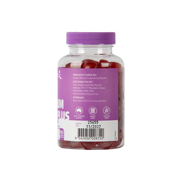 Living Healthy Gummies Magnesium Sleep Plus 60 Pastilles
