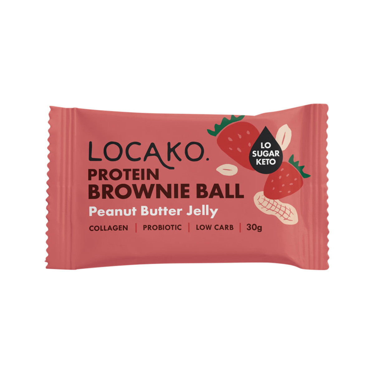 Locako Protein Brownie Ball Peanut Butter Jelly 30g(Pack of 10) - Cutprice Online