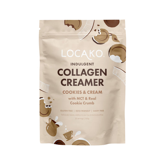 Locako Collagen Creamer Indulgent (Cookies and Cream) 300g - Cutprice Online