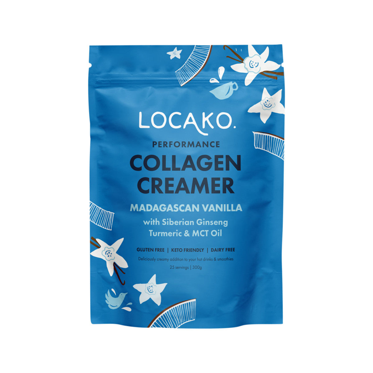 Locako Collagen Creamer Performance (Madagascan Vanilla) 300g - Cutprice Online