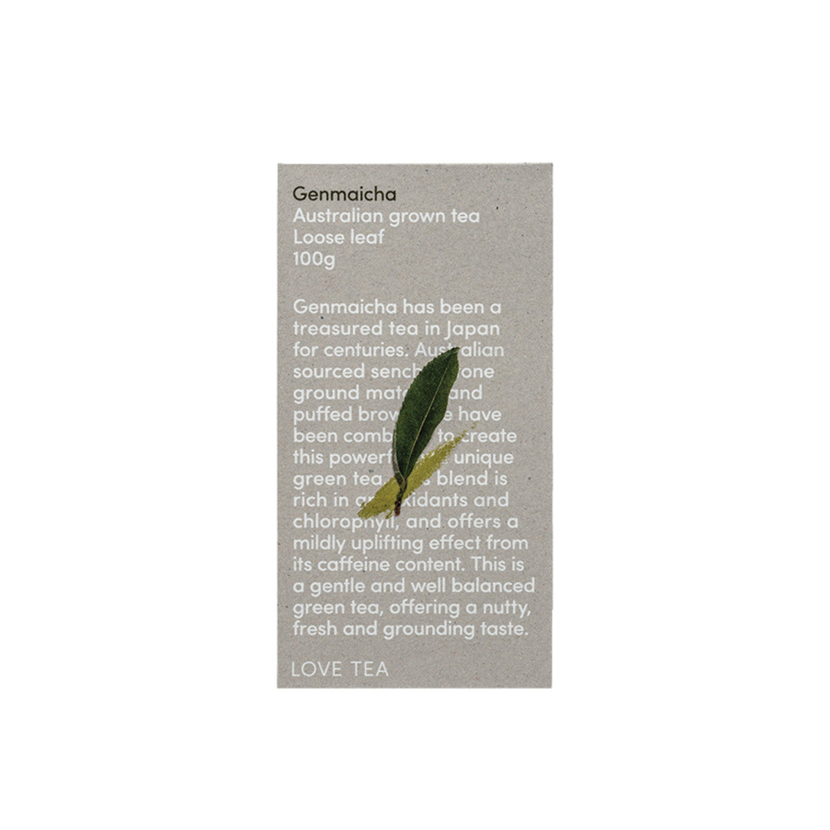 Love Tea Genmaicha Tea Loose Leaf 100g - Cutprice Online