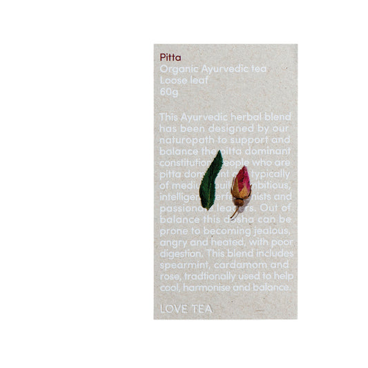 Love Tea Organic Ayurvedic Tea Pitta Loose Leaf 60g - Cutprice Online