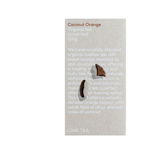 Love Tea Organic Coconut Orange Tea Loose Leaf 100g - Cutprice Online