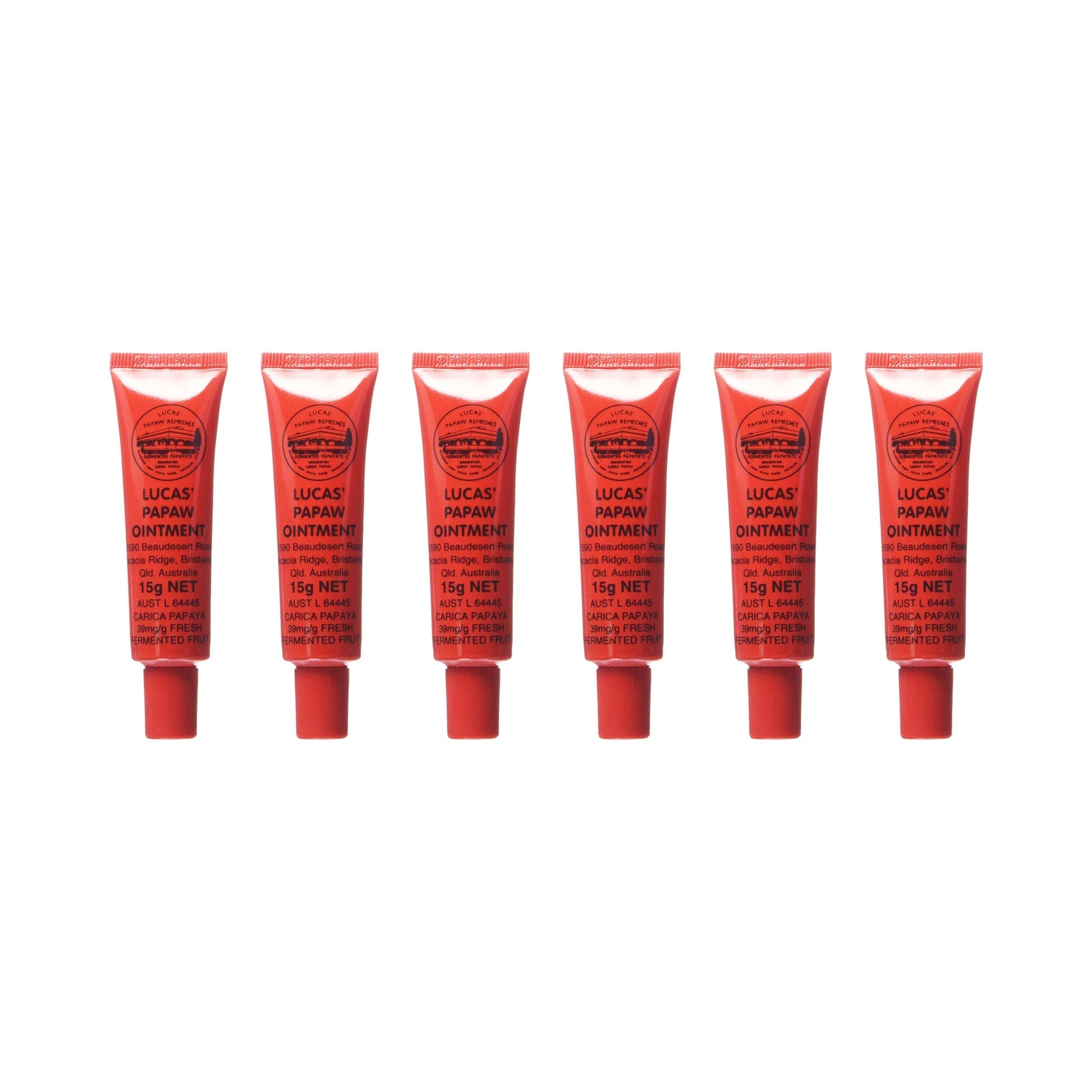 Lucas' Papaw Ointment Lip Applicator 15g (Pack of 6) - Cutprice Online