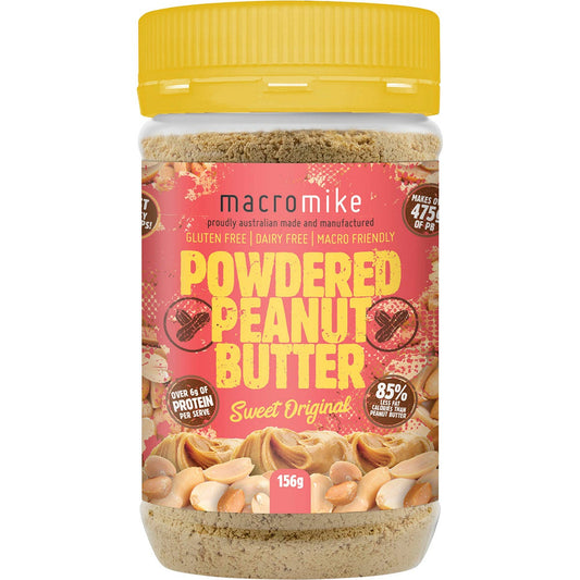 MACRO MIKE Powdered Peanut Butter Sweet Original 156g - Cutprice Online