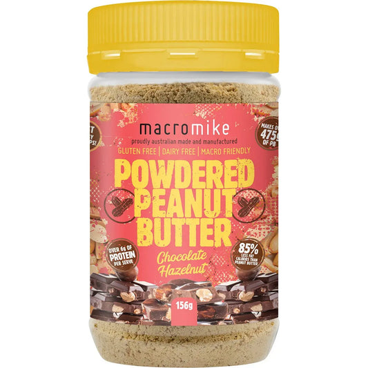 MACRO MIKE Powdered Peanut Butter Chocolate Hazelnut 156g MACRO MIKE