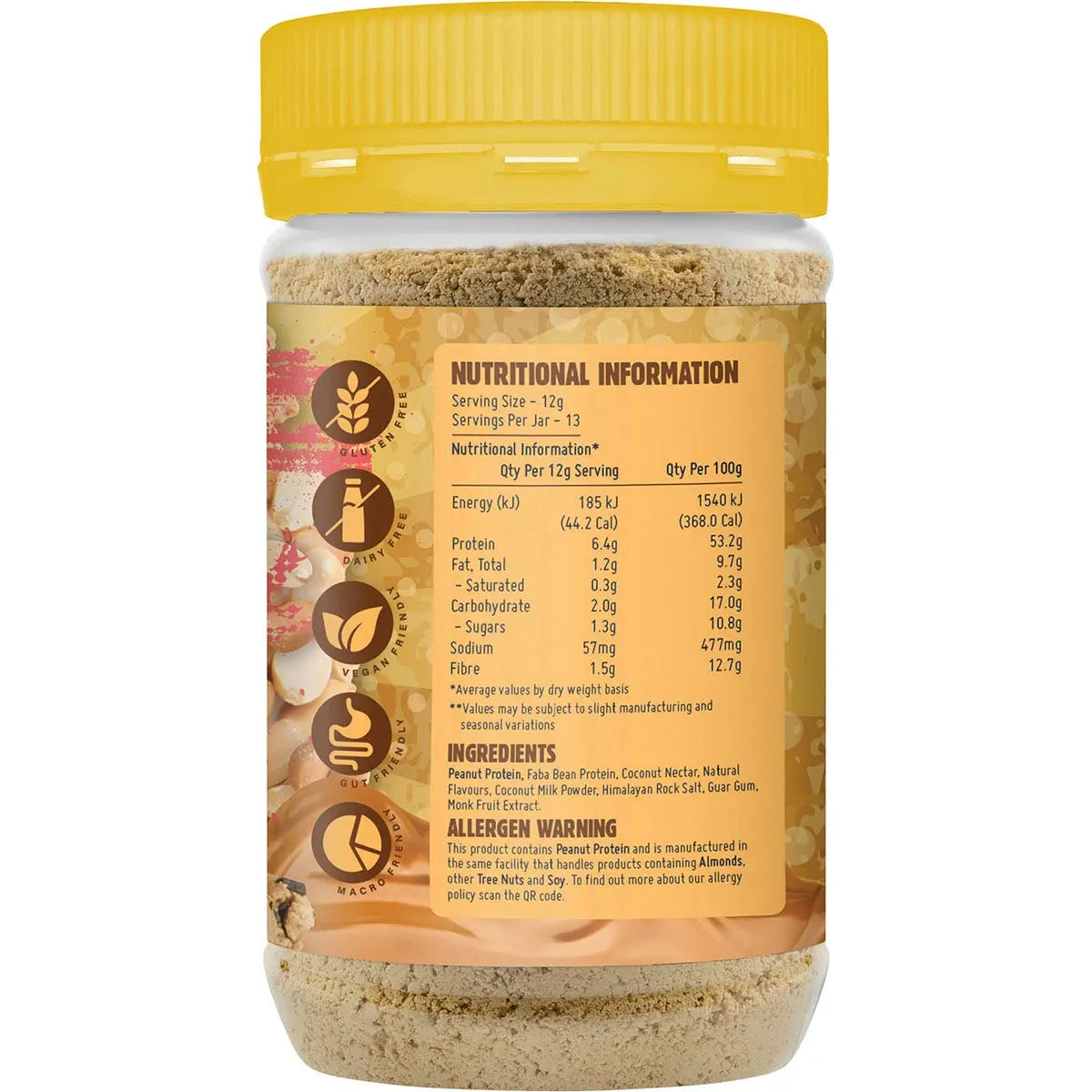 MACRO MIKE Powdered Peanut Butter Cookie Dough 156g MACRO MIKE