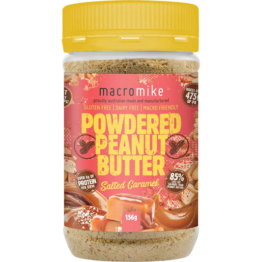 MACRO MIKE Powdered Peanut Butter Salted Caramel 150g MACRO MIKE