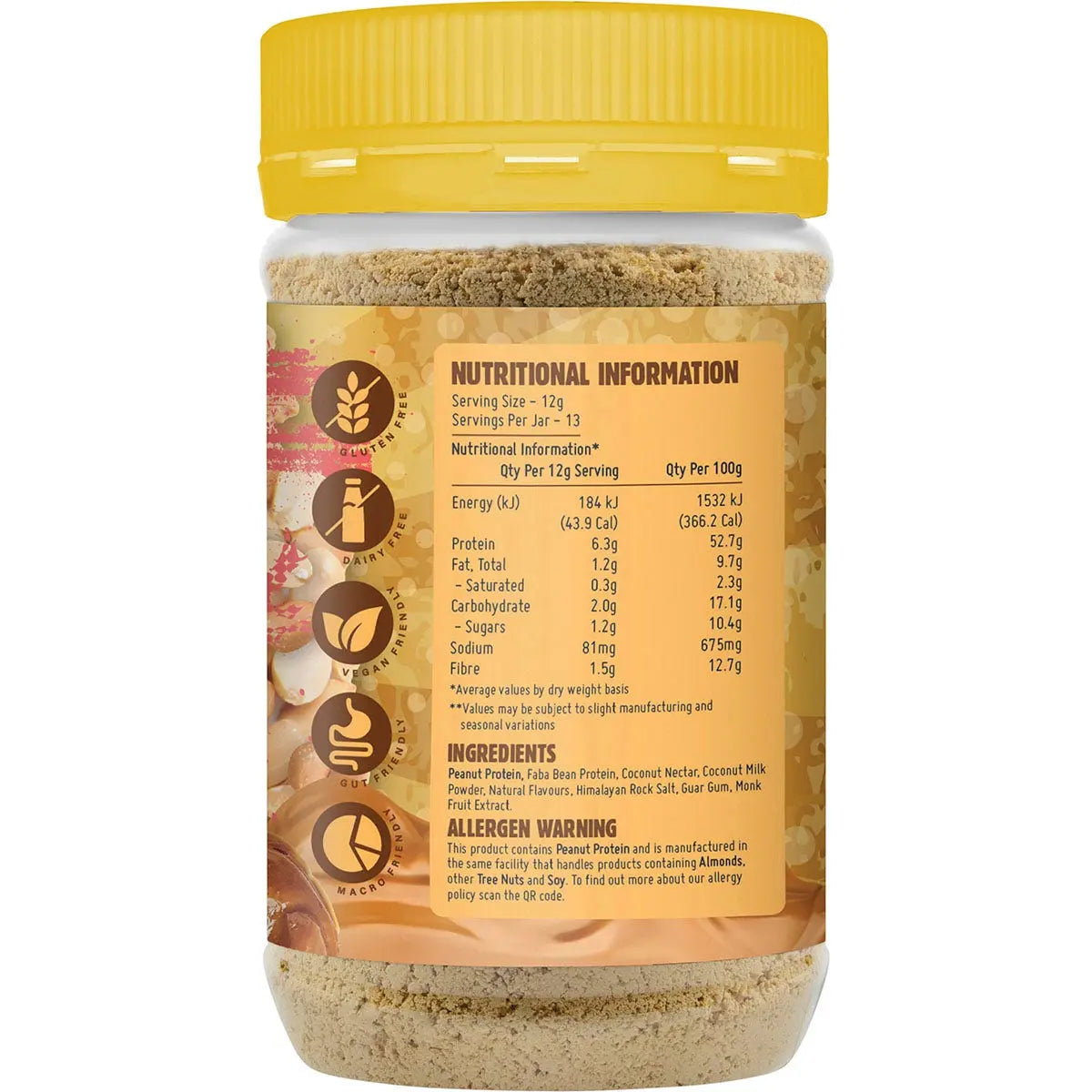 MACRO MIKE Powdered Peanut Butter Salted Caramel 150g MACRO MIKE