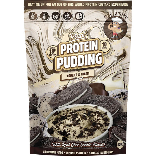 Macro Mike Plant Protein Pudding Cookies & Cream 400g MACRO MIKE
