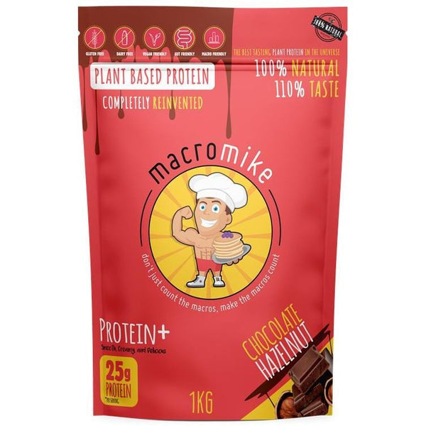 MACRO MIKE Peanut Plant Protein Chocolate Hazelnut 1kg MACRO MIKE