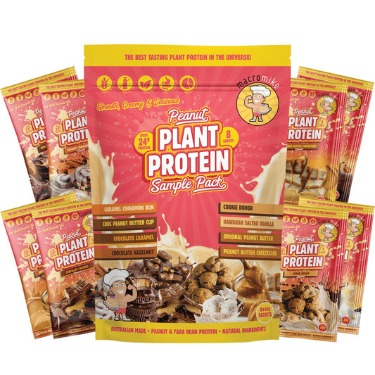 Macro Mike Peanut Plant Protein Sample Pack 8x40g MACRO MIKE