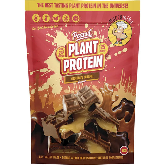 Macro Mike Peanut Plant Protein Chocolate Caramel 1kg MACRO MIKE