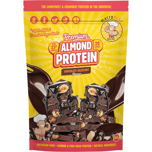 MACRO MIKE Premium Almond Protein Choc Hazelnut 800g MACRO MIKE