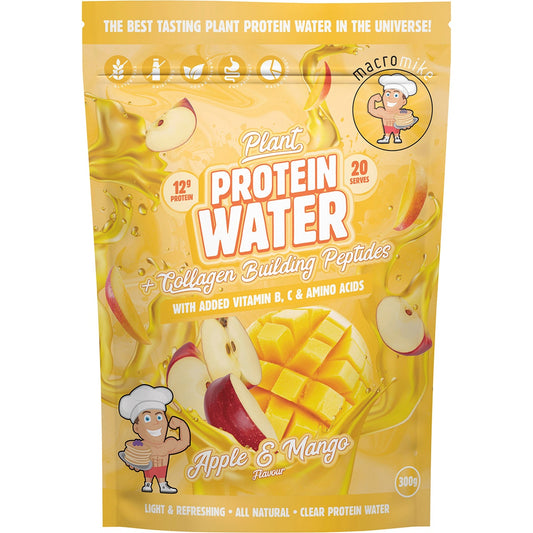 MACRO MIKE Plant Protein Water Apple & Mango 300g - Cutprice Online