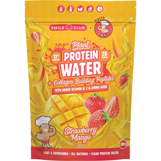 MACRO MIKE Plant Protein Water Strawberry Mango 300g - Cutprice Online