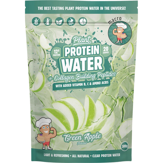 MACRO MIKE Plant Protein Water Green Apple 300g - Cutprice Online