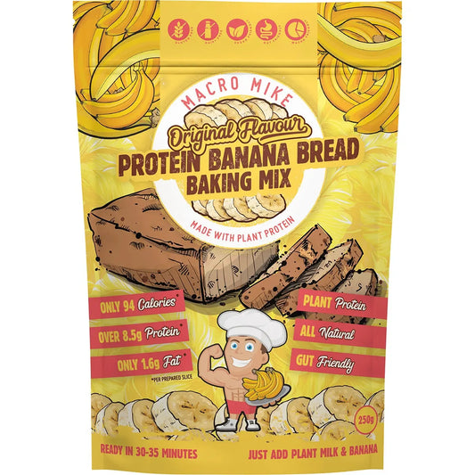 MACRO MIKE Protein Banana Bread Baking Mix 250g MACRO MIKE
