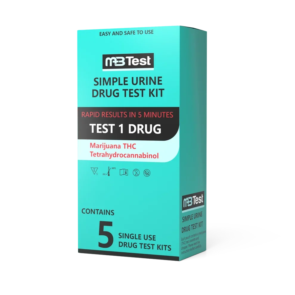 MBTest Marijuana 5 Pack Urine Test Kit
